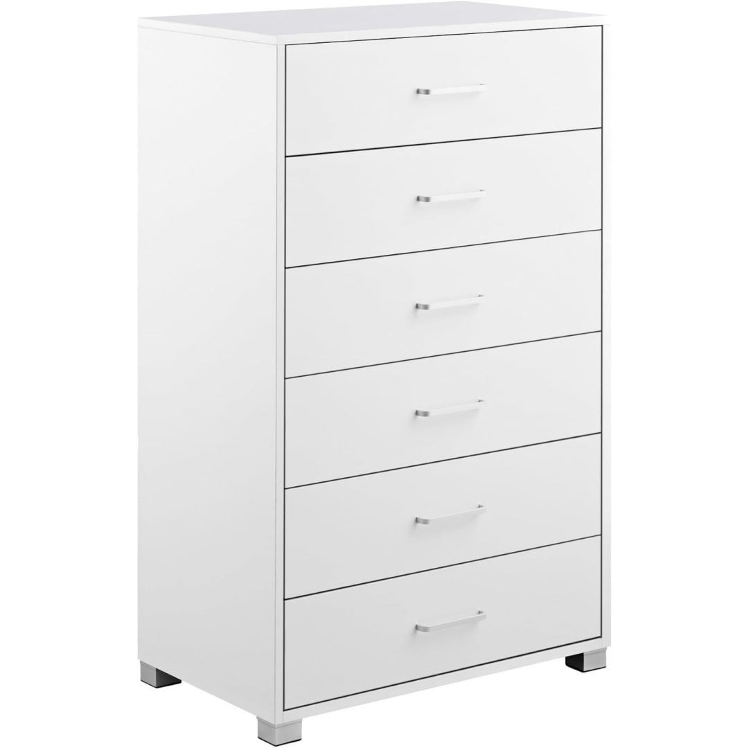 Cassettiera Brigros WeHome - Cassettiera Camera da Letto con 6 Cassetti 68x40x115 cm, i