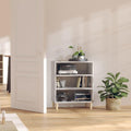 Armadio Home Giardino Credenza Grigio Cemento 57x35x70 cm Legno Ingegnerizzato 57x35x70 cm
